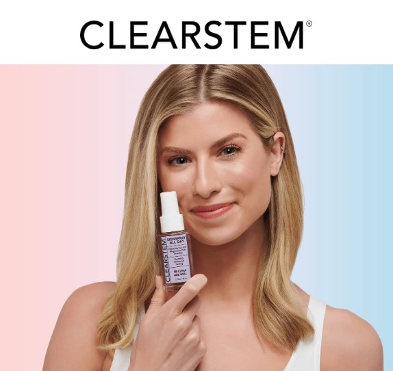 CLEARSTEM skincare beauty products discount code nourished with leslie functional nutrition and women's hormones