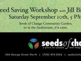 Seed Saving Workshop With Seeds Of Change Nourish Project