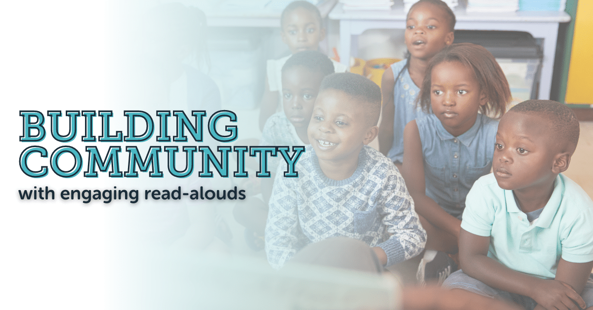 Joyful children immersed in classroom reading routines with Novel Effect.