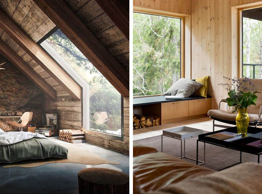 Diseno De Interiores En Casas De Madera Modernas Noveno Ce