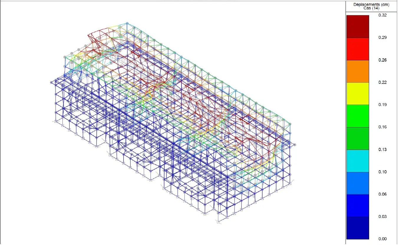 etude parasismique, modélisation structure NOVINNTEC