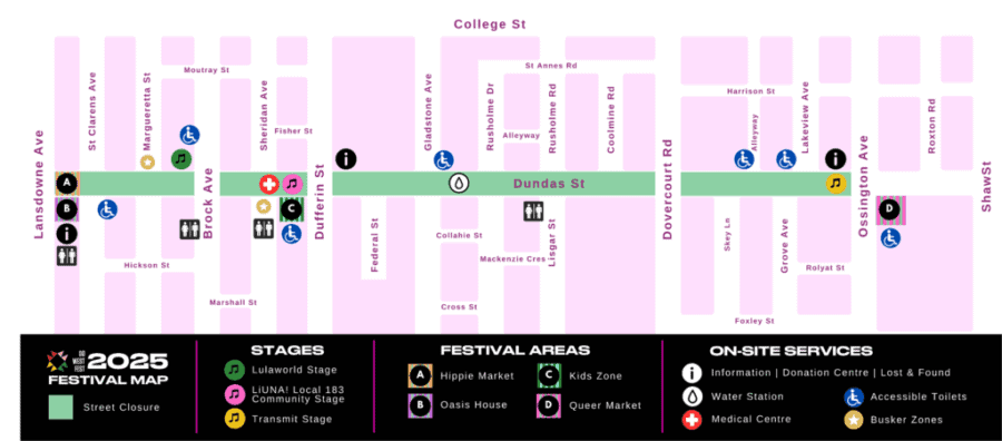 Do West Fest 2025 Your Guide To Music Food Art And More NOW Toronto Festival Map 900x396 