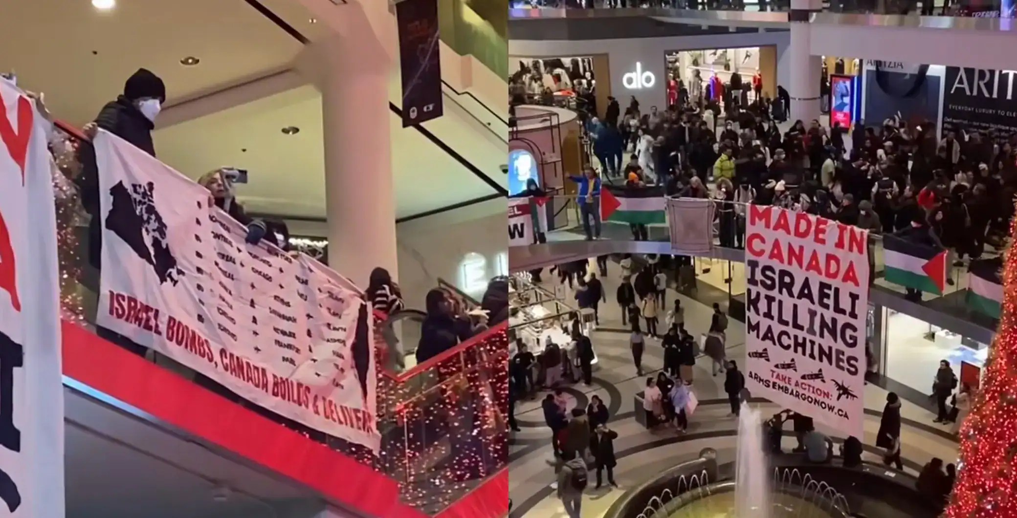 Pro-Palestine Protest at Toronto’s Eaton Centre: Where Do Protests Belong? | Boxing Day 2025 (2026)