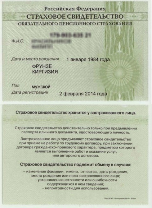 Что Такое Снилс Фото Документа