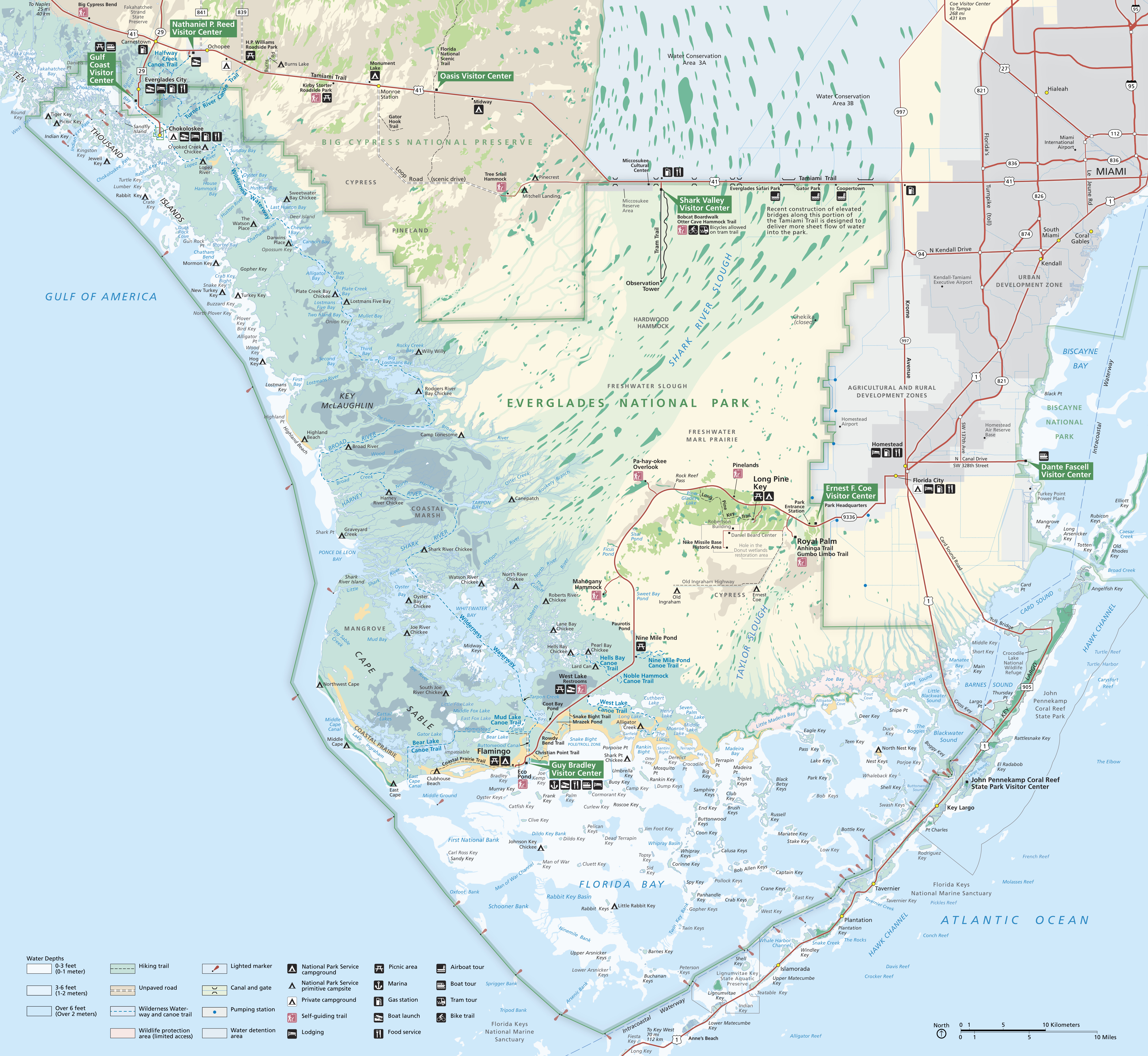 Everglades Maps Npmaps Just Free Maps Period South Florida Everglades National Park Map 