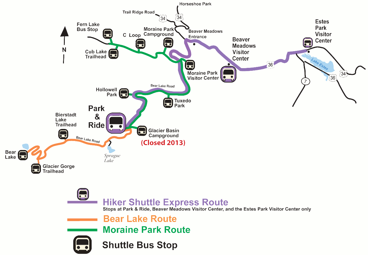 Shuttle Stops Glacier National Park Us National Park Rocky Mountain Shuttle Map 