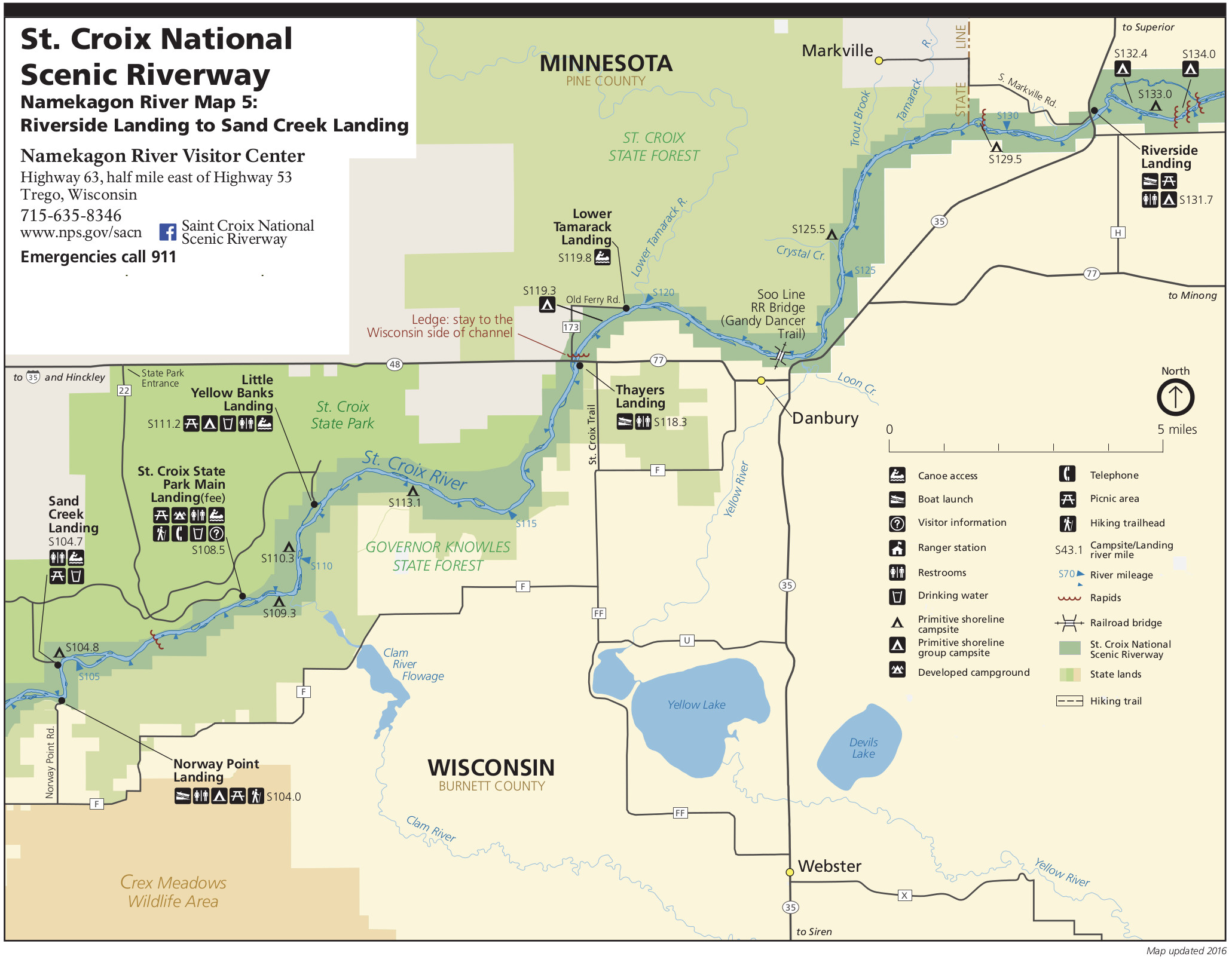 Saint Croix Maps NPMaps Free National Park Maps Saint Croix River Map 5 Riverside Landing 