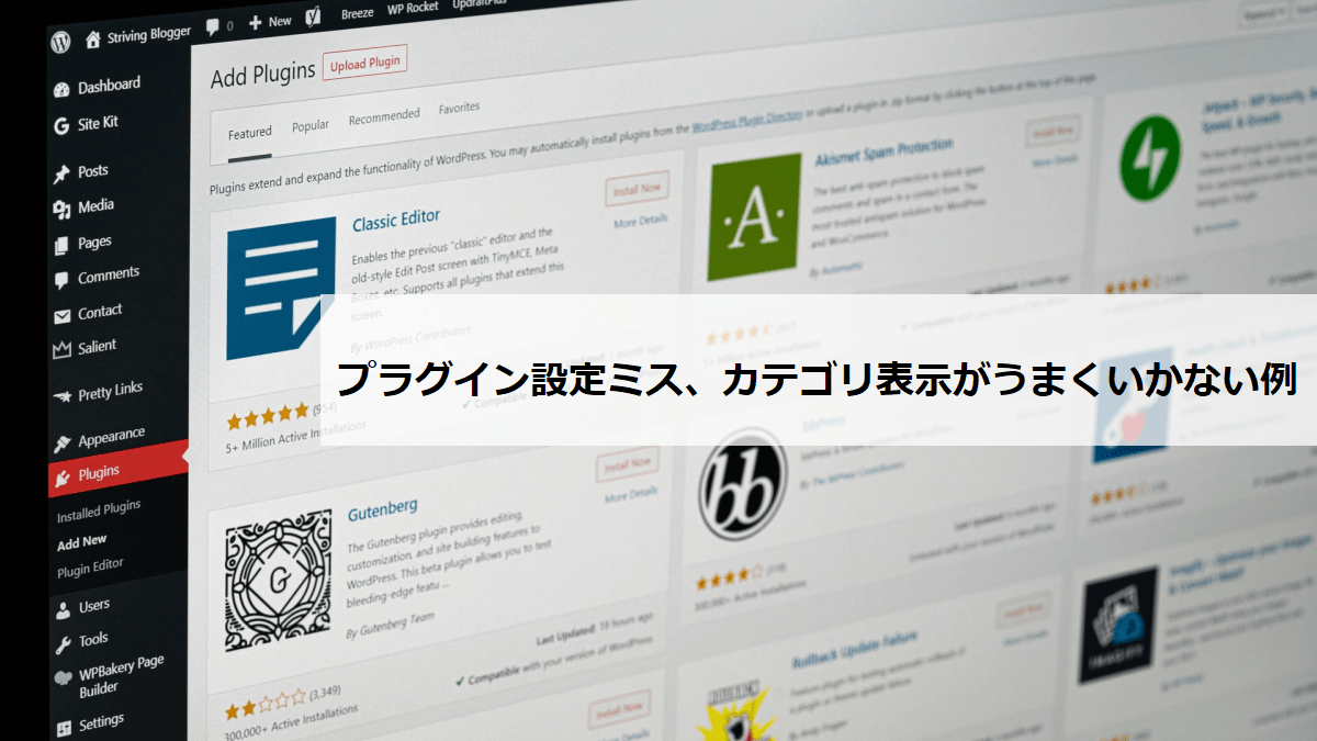 misconfigured plugin