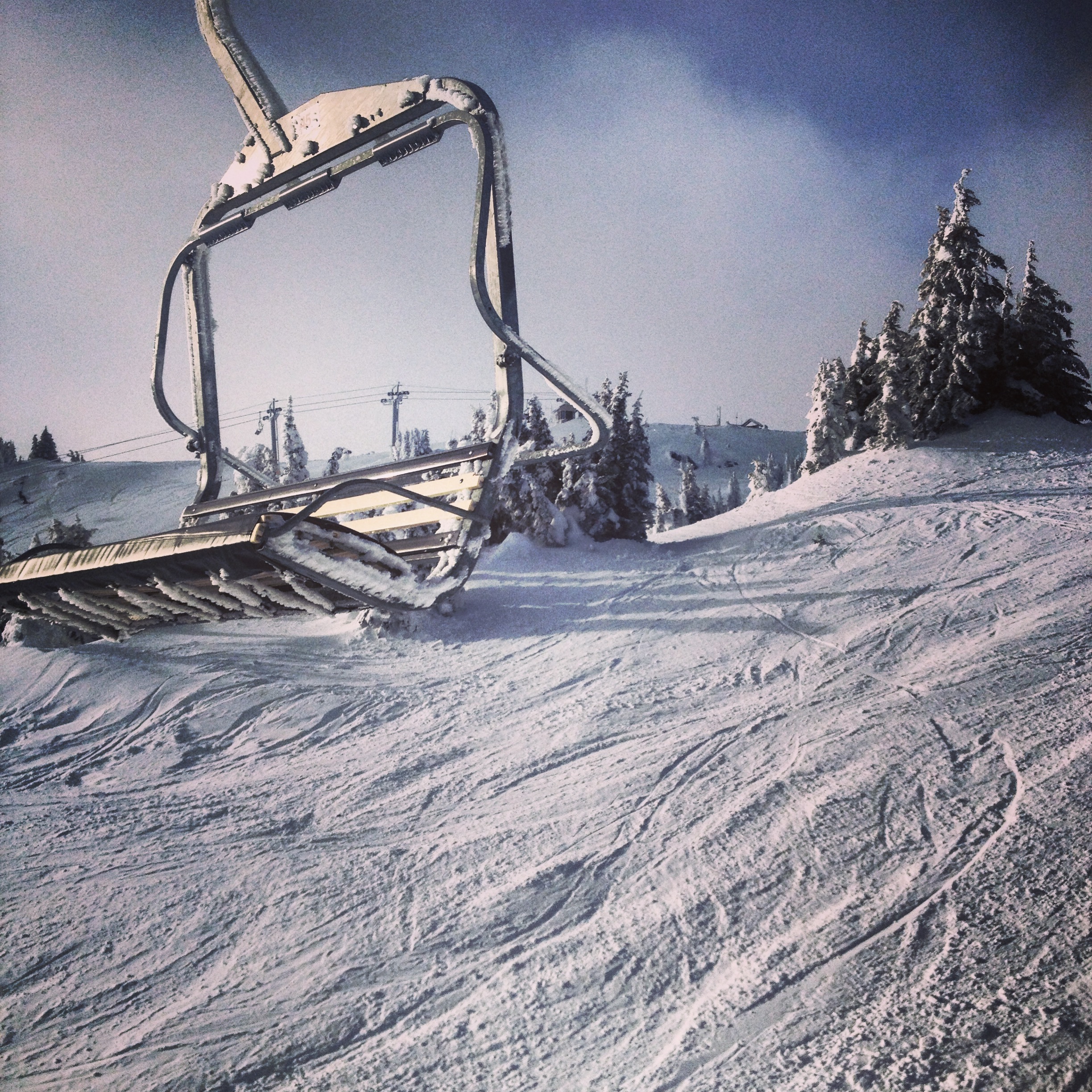 Chair lift Sun Peaks B.C.