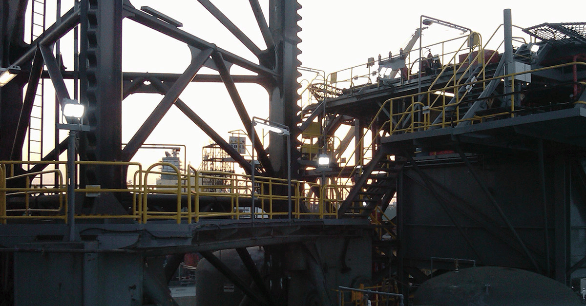 Transocean High Island oil rig.