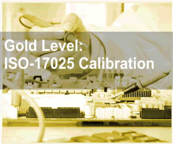 Gold Level: ISO-17025 Calibration Service