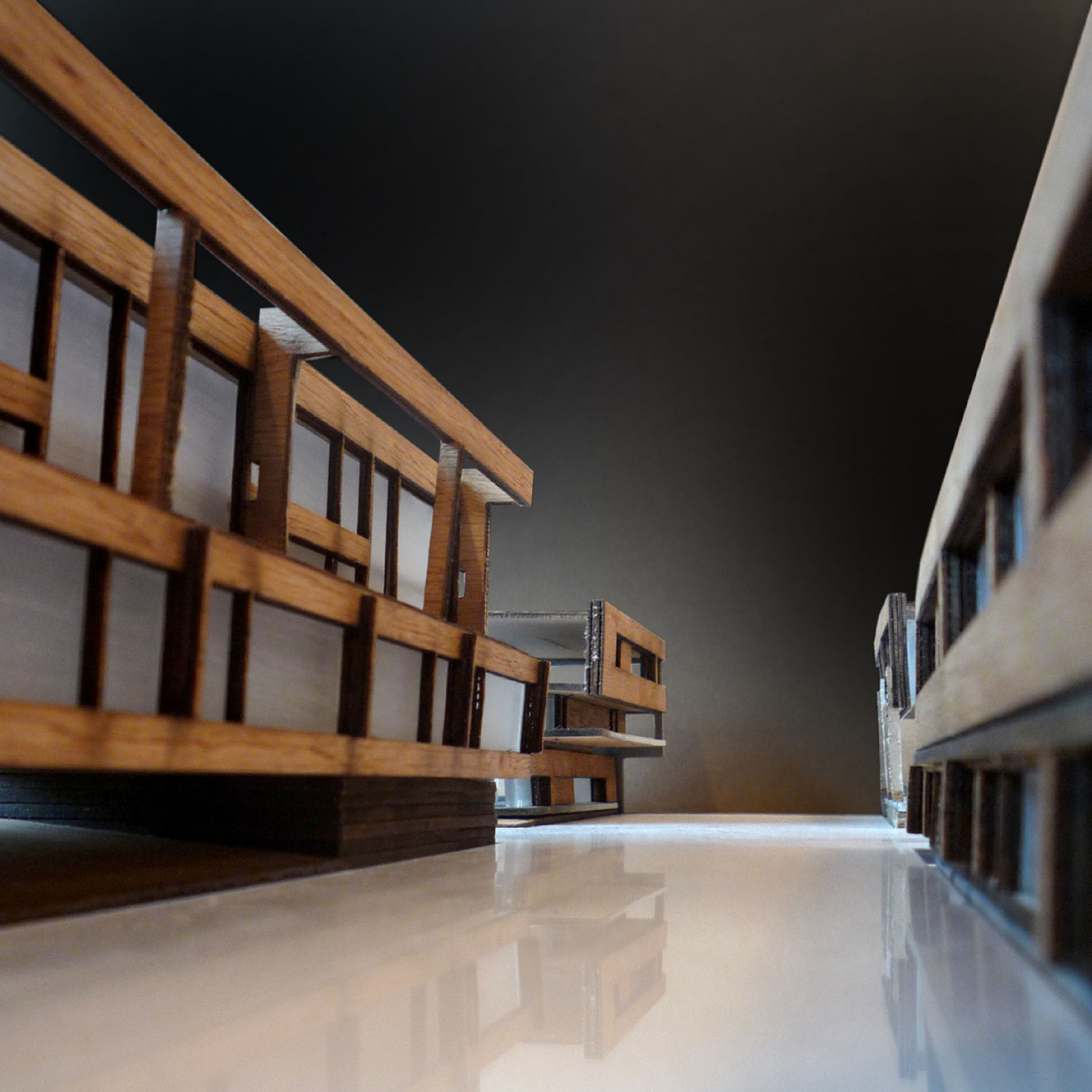 View along new canal