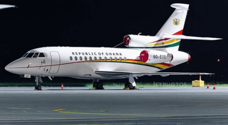 Ghana’s presidential jet severely damaged, still stranded in France — Omane Boamah