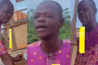 Man cries out in pains