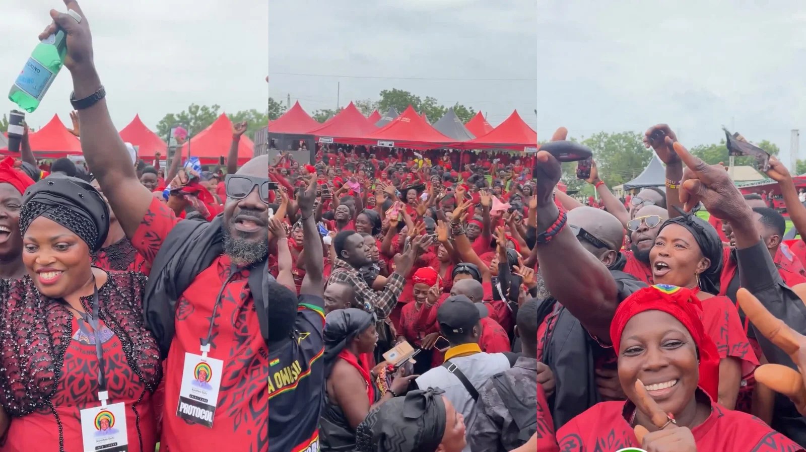 Huge Turnout for Apostle Kwadwo Safo Kantanka’s Funeral Despite Court Injunction