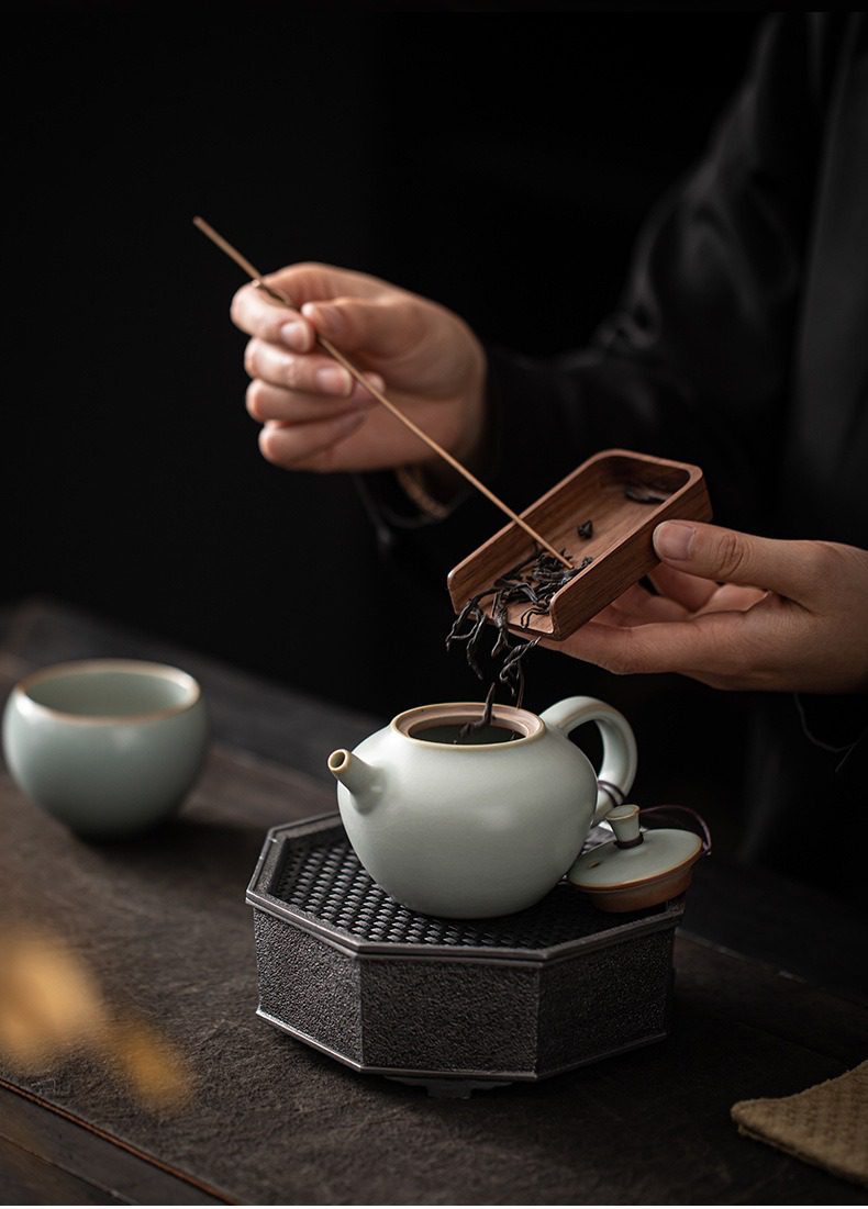 月白汝瓷平安茶壺- 南山居