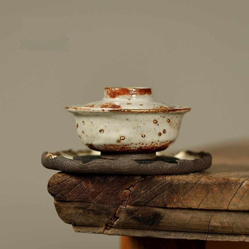 志野燒小喬蓋碗套組- 南山居