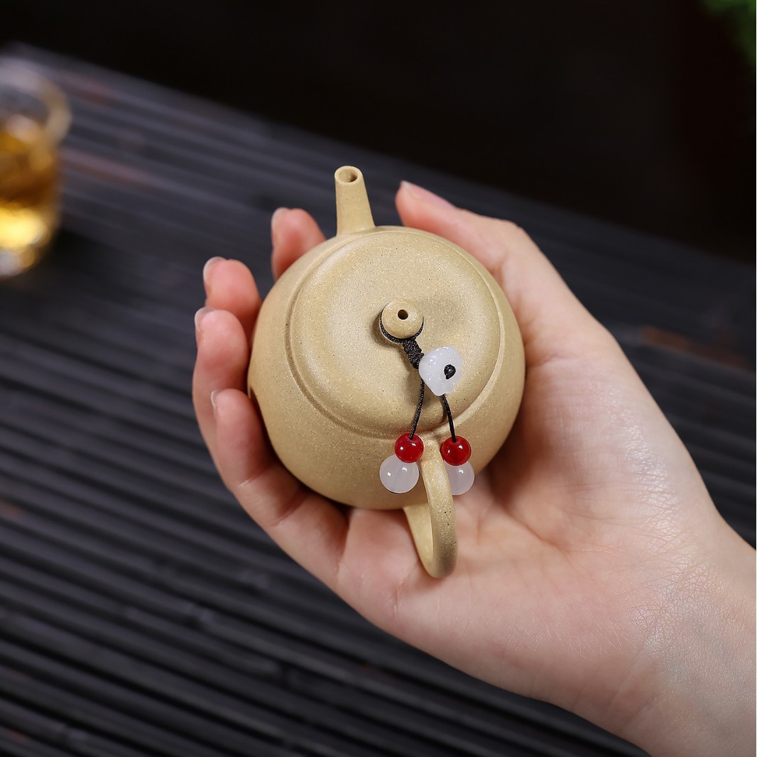 宜興紫砂壺原礦本山綠泥巨輪壺(100ml) - 南山居