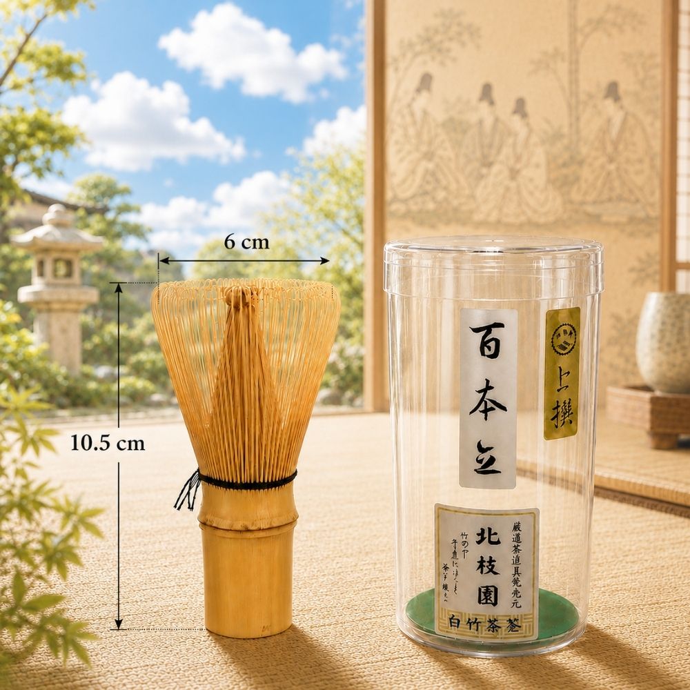 日本北枝園百本立白竹茶筅系列- 南山居