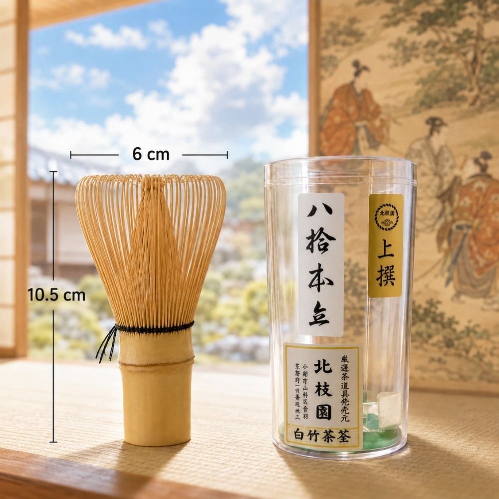 日本北枝園百本立白竹茶筅系列- 南山居