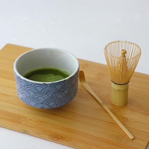 青海波抹茶碗/ 日本美濃燒- 南山居