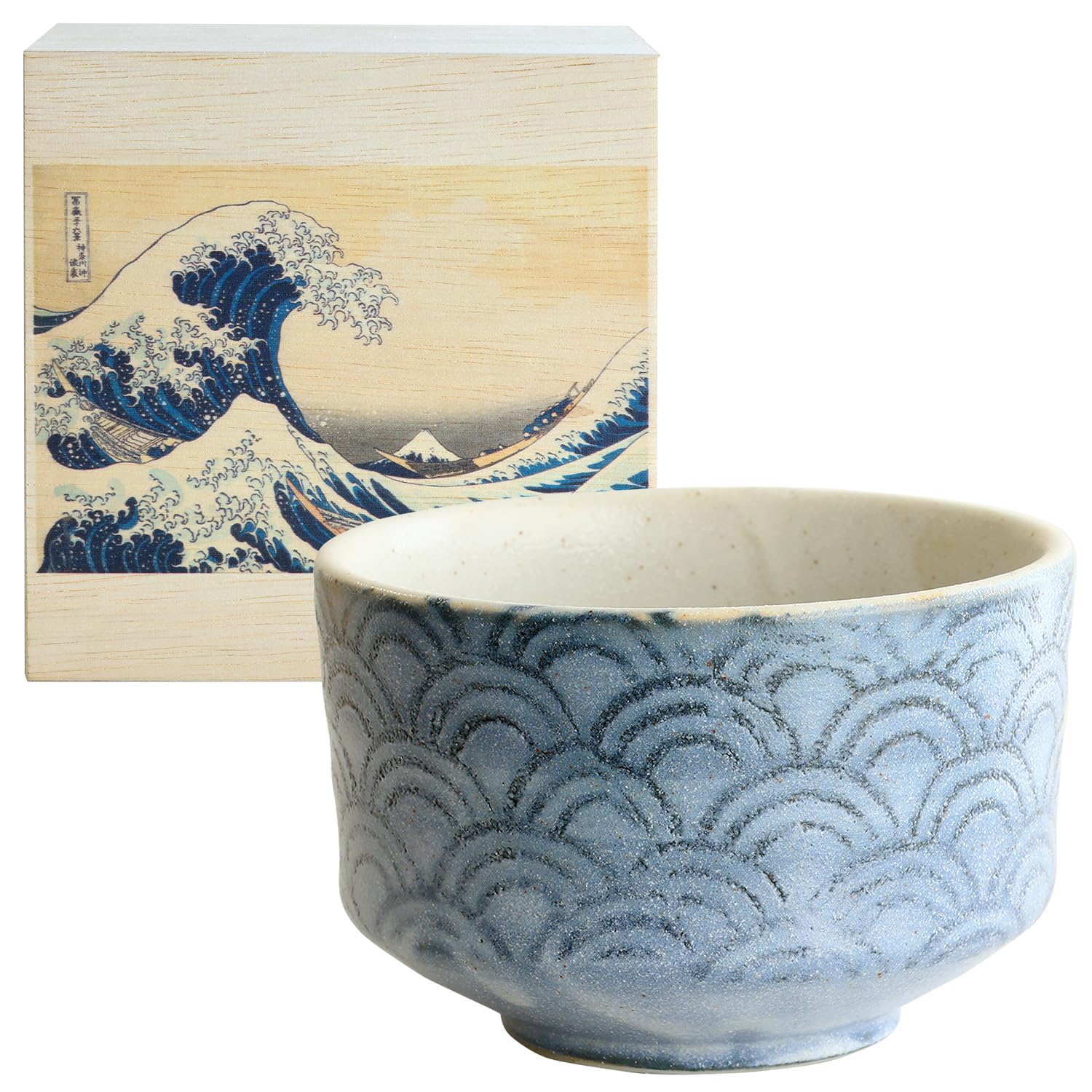 青海波抹茶碗/ 日本美濃燒- 南山居