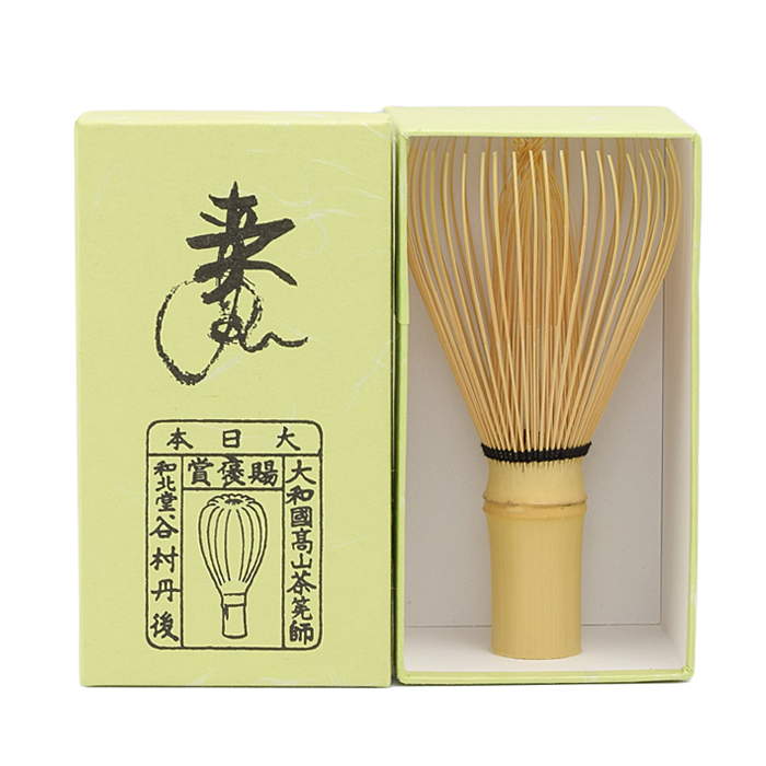 ま*ろ様 未使用 茶筅 大和国高山本茶筅師　谷村丹後　和北堂 日本大師級- 和北堂谷村丹後彩線白竹真茶筅系列- 南山居