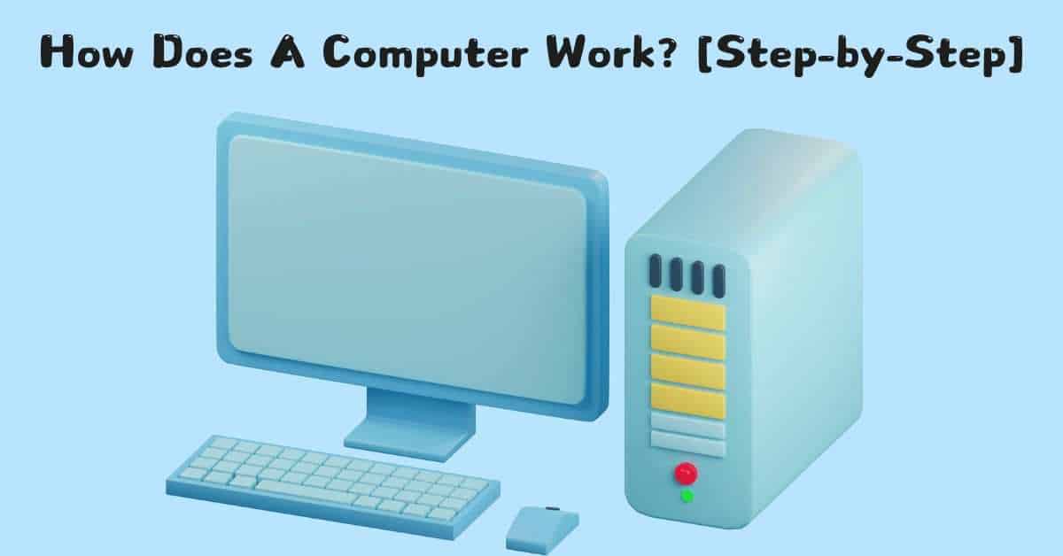 computer working