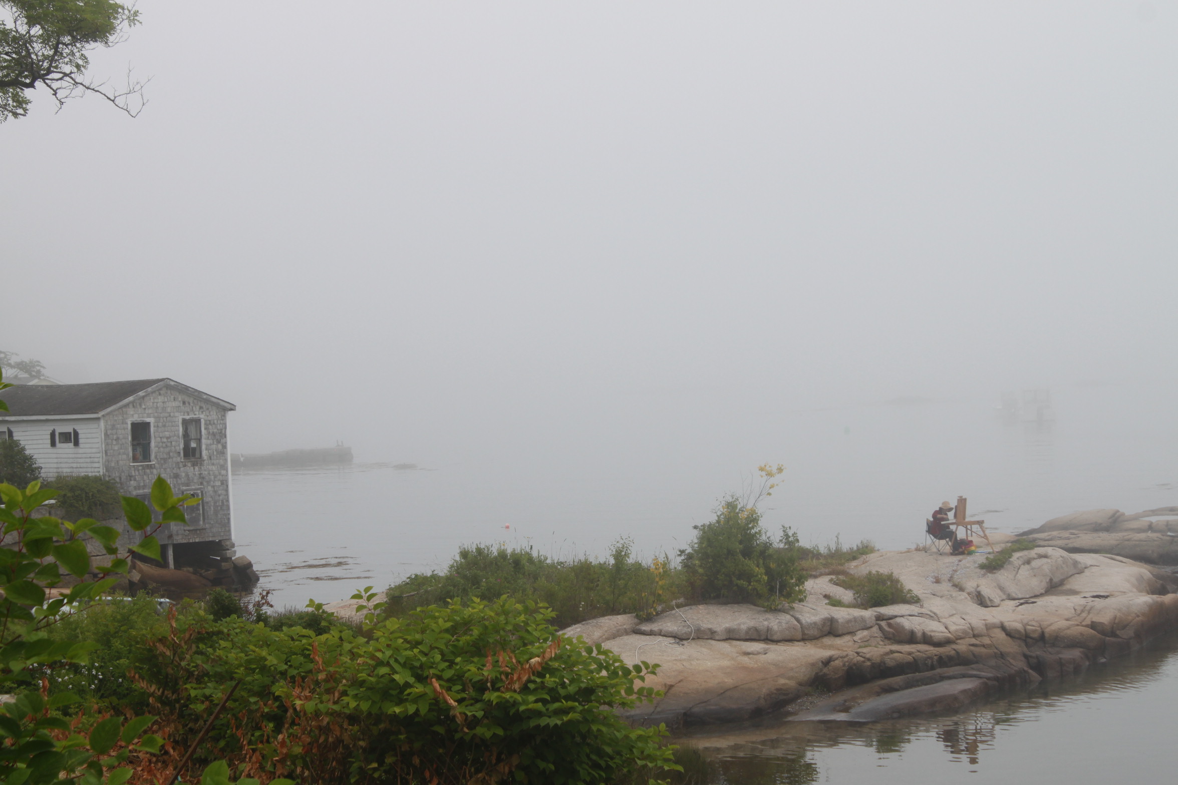 Foggy morning in Stonington
