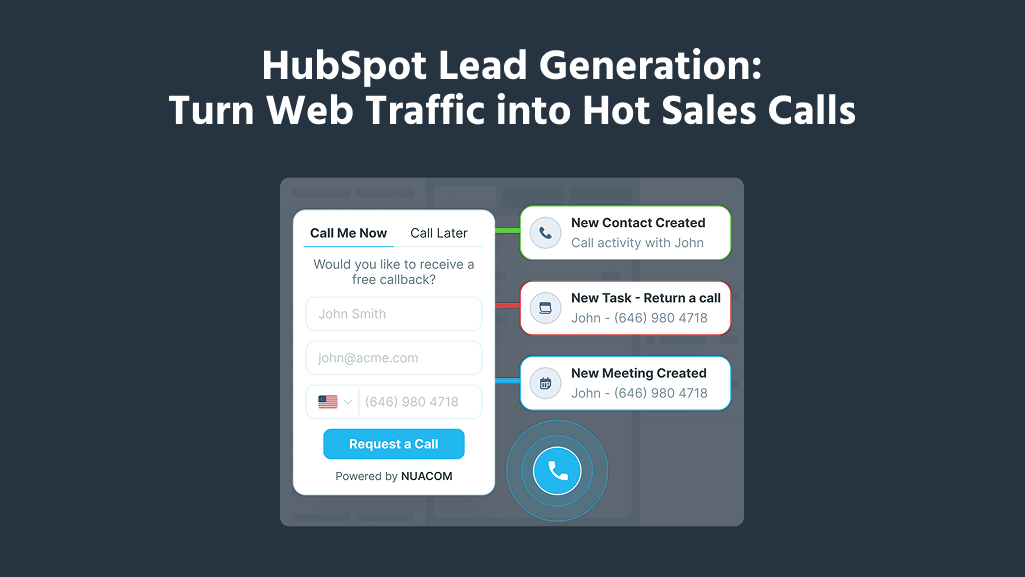 HubSpot Lead Generation - Turn Web Traffic into Hot Sales Calls