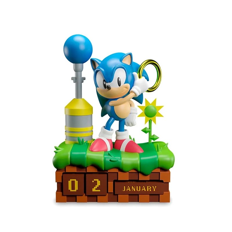 Perpetual 3D Calendar 16cm SONIC THE HEDGEHOG