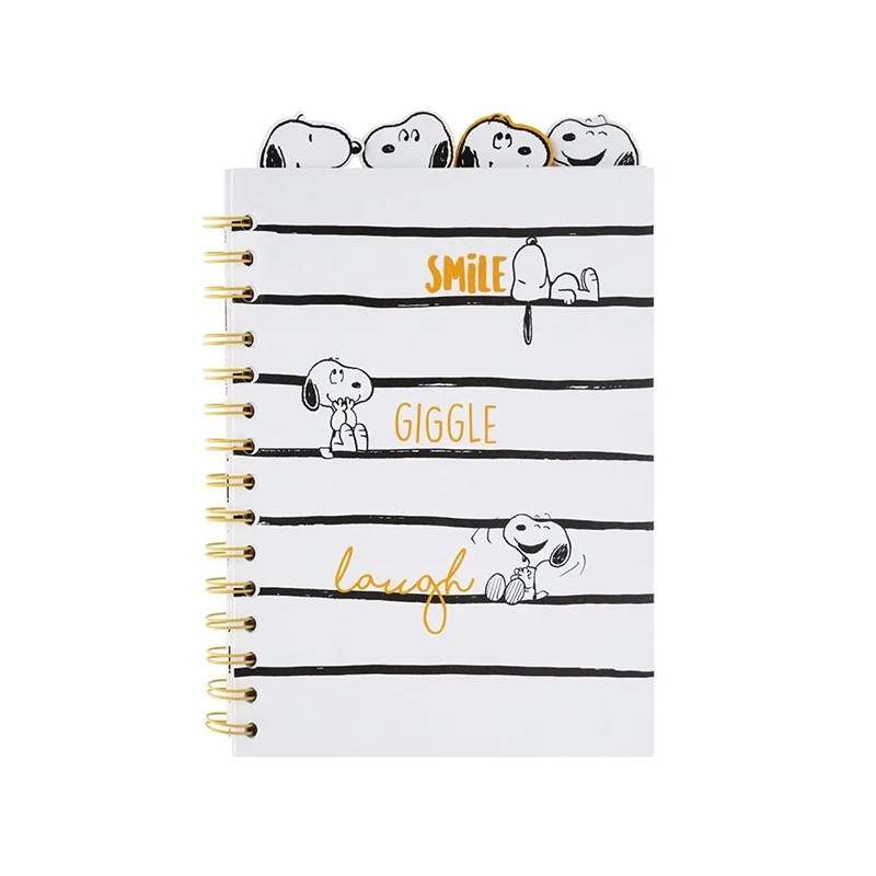 Project Spiral Notebook Α5/15X21 80s SNOOPY Lazy Days