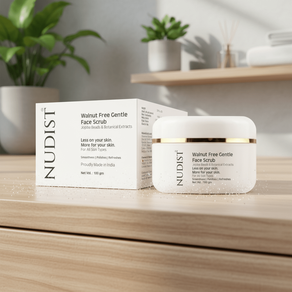 Nudist Walnut Free Gentle Face Scrub 100 gm