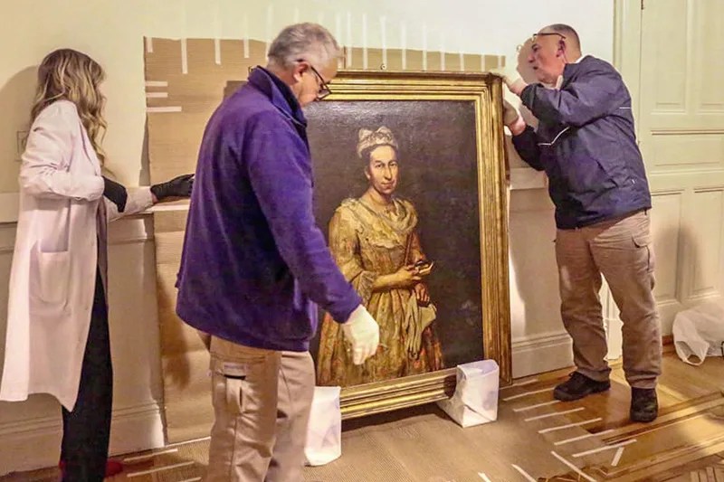 Pintura robada en la Segunda Guerra Mundial aparece en Argentina y queda bajo custodia de la Corte Suprema