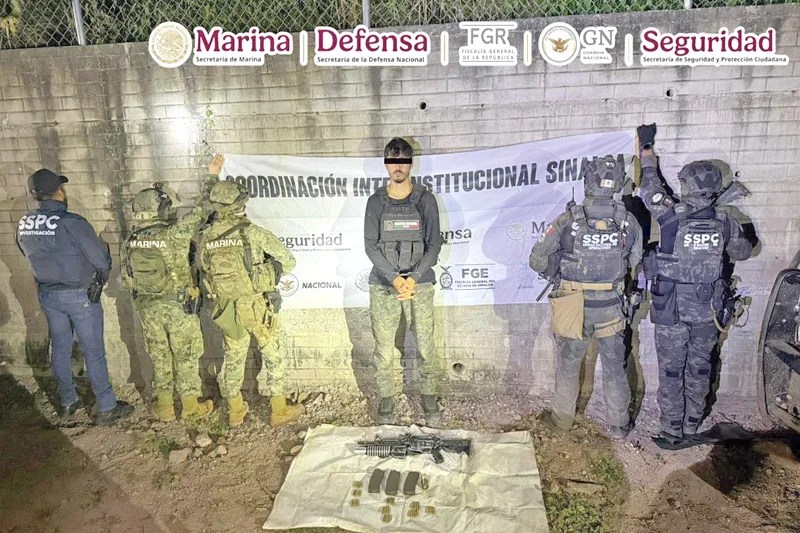 Capturan en Sinaloa a hombre vinculado con grupo criminal de Los Chapitos