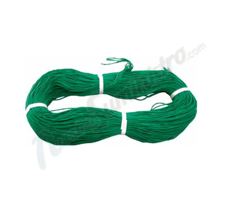 Macarrón Madeja Verde 3mm