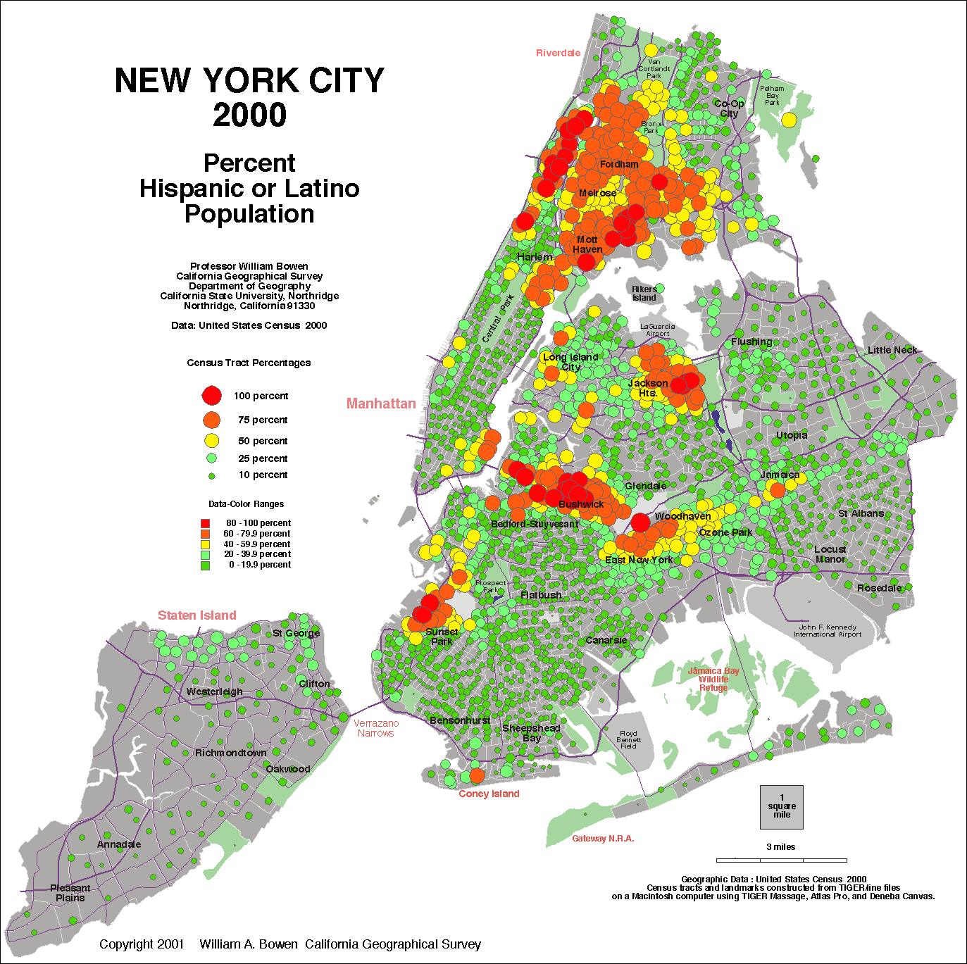 Ethnic Neighborhoods Nyc Map Población latina de Nueva York nuevayorksite
