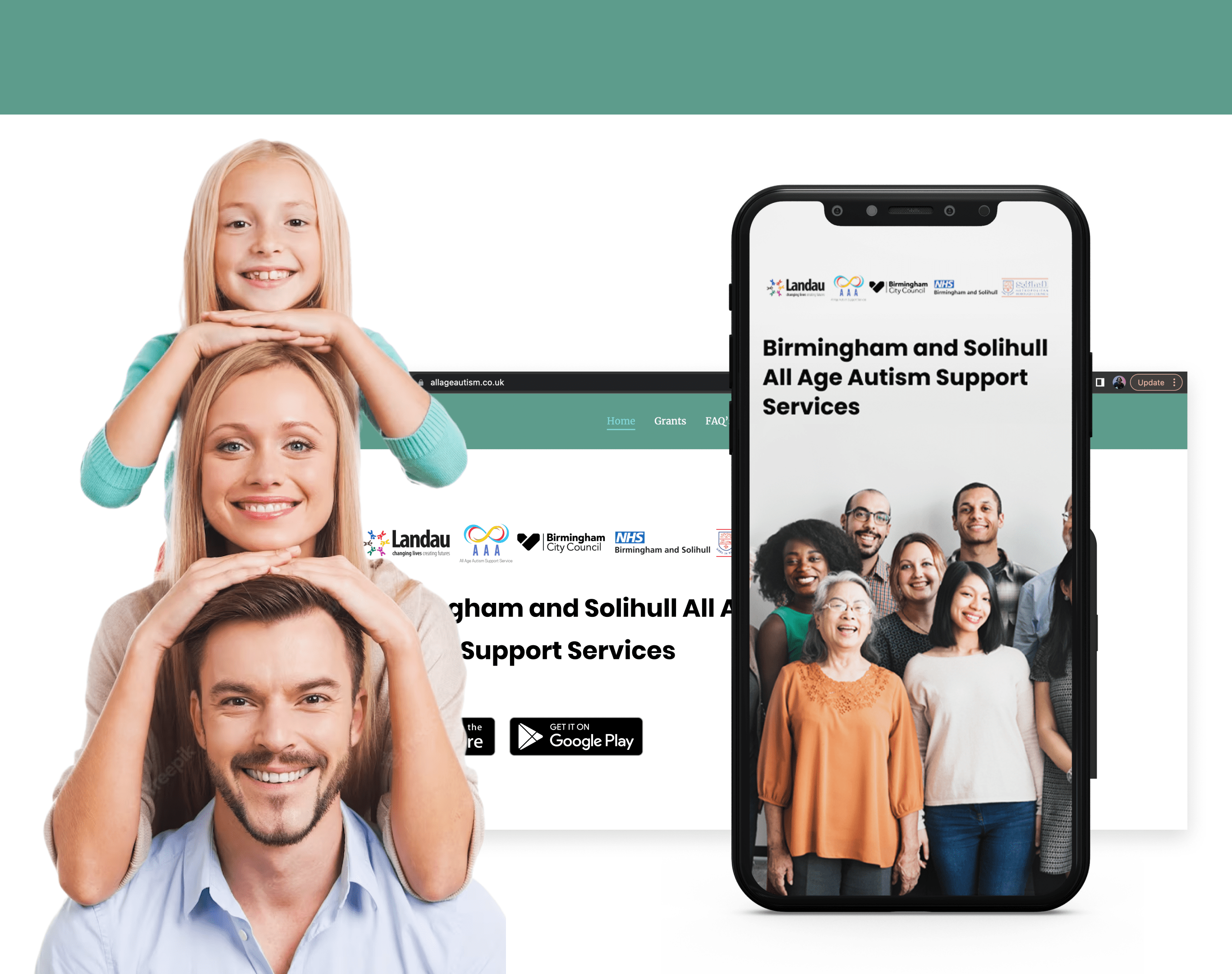 a nulife ux design for a mobile app at a hackathon contest