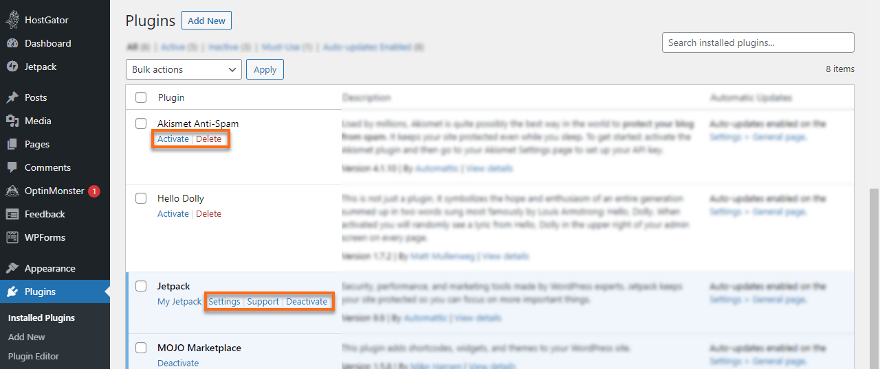plugin in wordpress