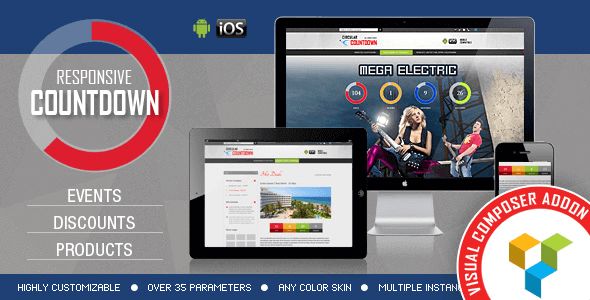 Builder Countdown Pluginsforwp - Creative Nature Background - Desktop