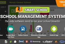 Smart School Management System Dashboard PHP MySQL