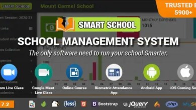 Smart School Management System Dashboard PHP MySQL