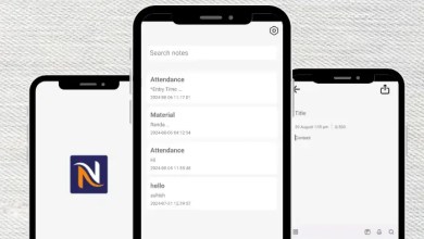 Android Notes App Source Code interface showing note creation and task management features