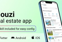 Houzi real estate mobile app for property listings and agent management