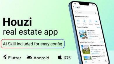 Houzi real estate mobile app for property listings and agent management