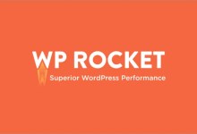 WP Rocket WordPress Plugin dashboard with cache optimization and performance settings