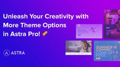 Astra Pro WordPress Theme homepage with Elementor builder and responsive website design
