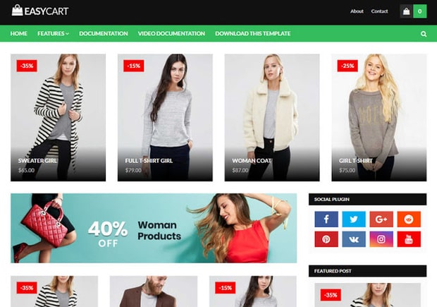 Download Easy Cart Blogger Template for Online Shopping Website Download Easy Cart Blogger Template for Online Shopping Website