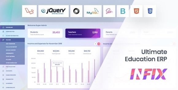 InfixEdu v4.4 – School Management System Software Nulled