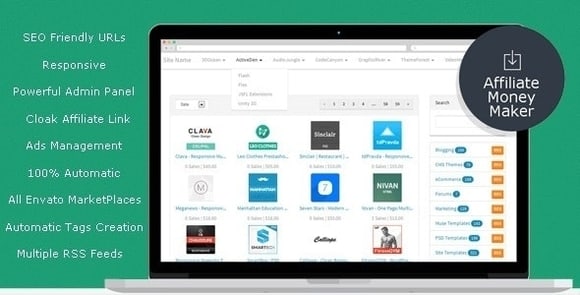 Envato Affiliate Money Maker v1.4.4 – PHP Script